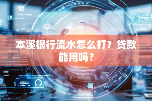 本溪银行流水怎么打?贷款能用吗?