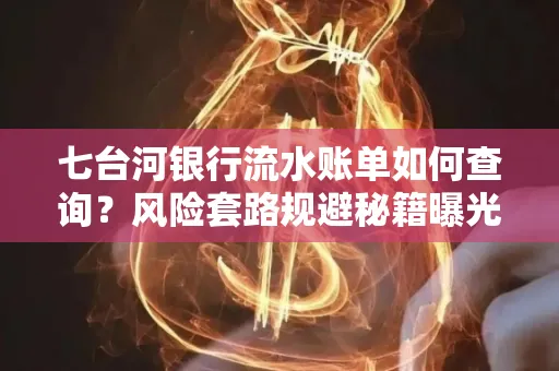 七台河银行流水账单如何查询?风险套路规避秘籍曝光?