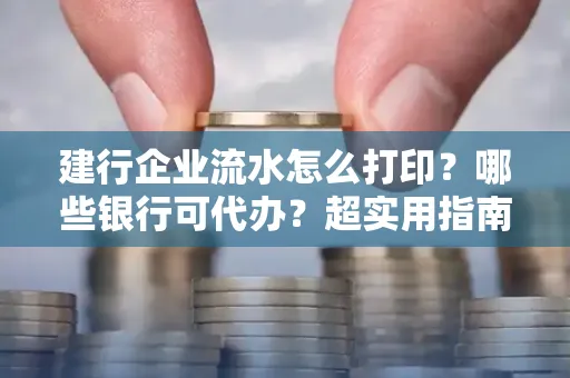建行企业流水怎么打印?哪些银行可代办?超实用指南来了!