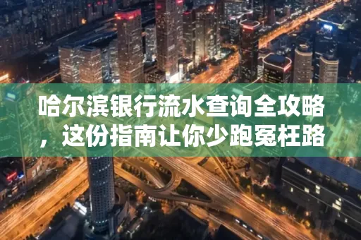 哈尔滨银行流水查询全攻略,这份指南让你少跑冤枉路
