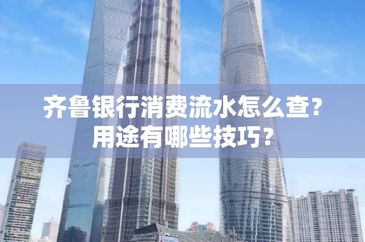 齐鲁银行消费流水怎么查？用途有哪些技巧？