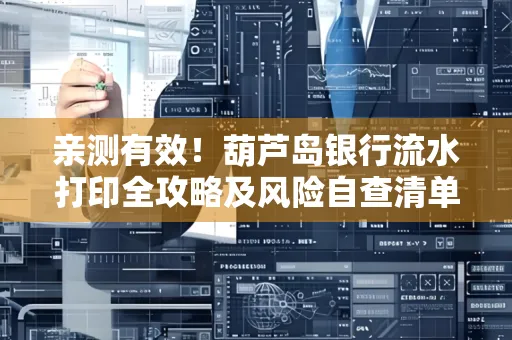 亲测有效!葫芦岛银行流水打印全攻略及风险自查清单