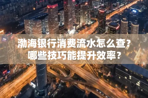渤海银行消费流水怎么查?哪些技巧能提升效率?