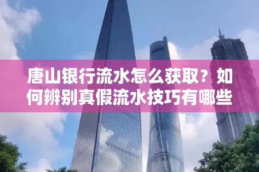唐山银行流水怎么获取?如何辨别真假流水技巧有哪些?
