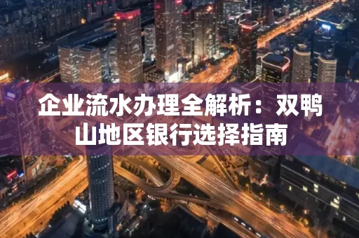 企业流水办理全解析:双鸭山地区银行选择指南