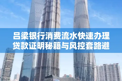 吕梁银行消费流水快速办理贷款证明秘籍与风控套路避坑指南