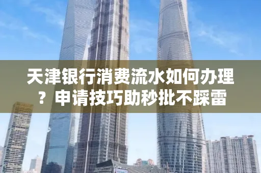 天津银行消费流水如何办理?申请技巧助秒批不踩雷