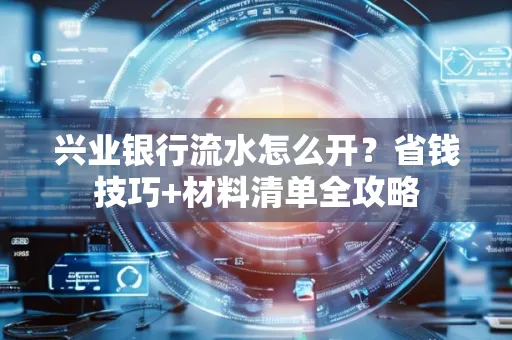 兴业银行流水怎么开?省钱技巧+材料清单全攻略