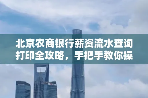 北京农商银行薪资流水查询打印全攻略，手把手教你操作