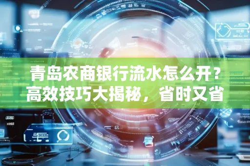 青岛农商银行流水怎么开?高效技巧大揭秘,省时又省心!